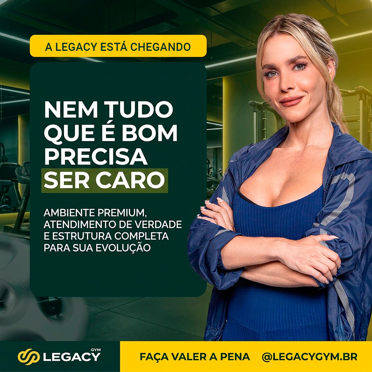 Nem tudo que é bom precisa ser caro — Legacy Gym