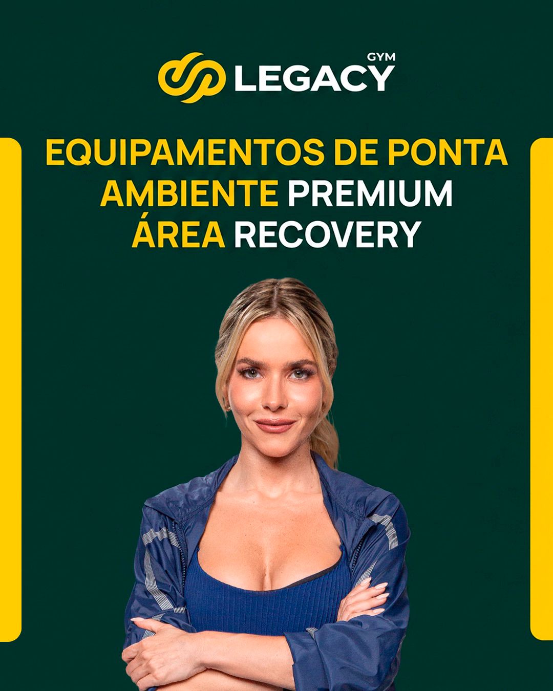 Equipamentos de ponta e área recovery — Legacy Gym